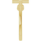 Negative Space Cross Ring