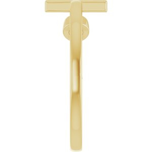 Negative Space Cross Ring