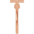 Negative Space Cross Ring
