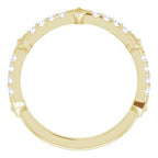 Accented Stackable Ring