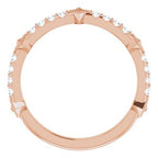 Accented Stackable Ring