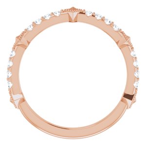 Accented Stackable Ring