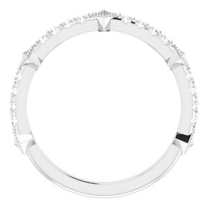 Accented Stackable Ring