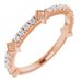 Accented Stackable Ring