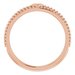 Milgrain Stackable Heart Ring