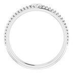 Milgrain Stackable Heart Ring