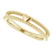 Milgrain Stackable Heart Ring
