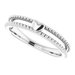 Milgrain Stackable Heart Ring