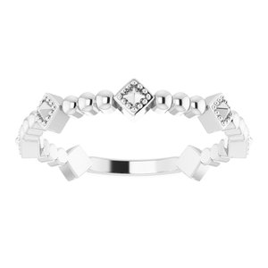 Stackable Pyramid Ring