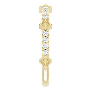 Accented Stackable Ring