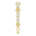 Accented Stackable Ring