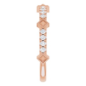 Accented Stackable Ring