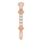 Accented Stackable Ring