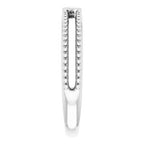 Milgrain Stackable Heart Ring