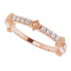 Accented Stackable Ring