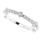 Accented Stackable Ring