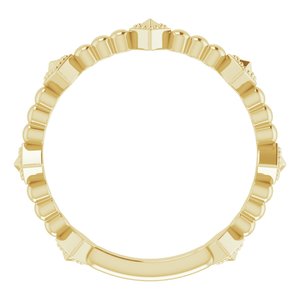 Stackable Pyramid Ring
