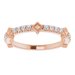 Accented Stackable Ring