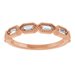 Beaded Baguette Anniversary Band