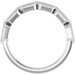 Beaded Baguette Anniversary Band