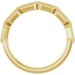 Beaded Baguette Anniversary Band