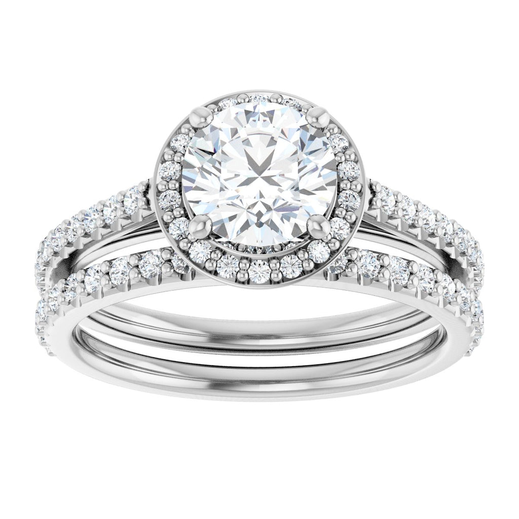 Halo-Style Engagement Ring