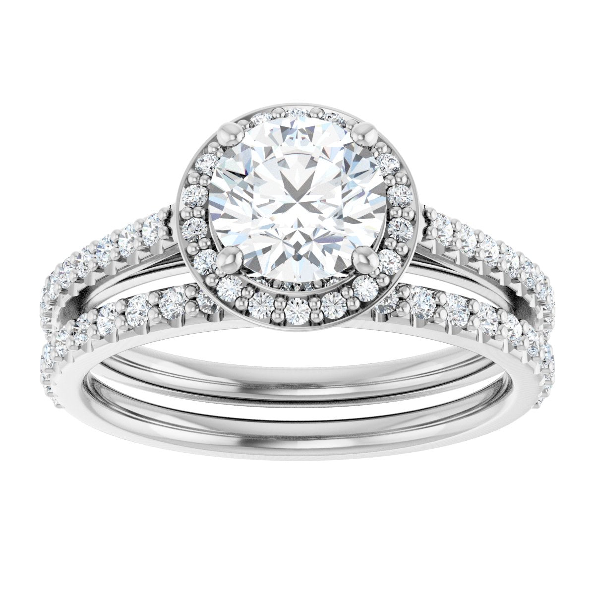 Halo-Style Engagement Ring