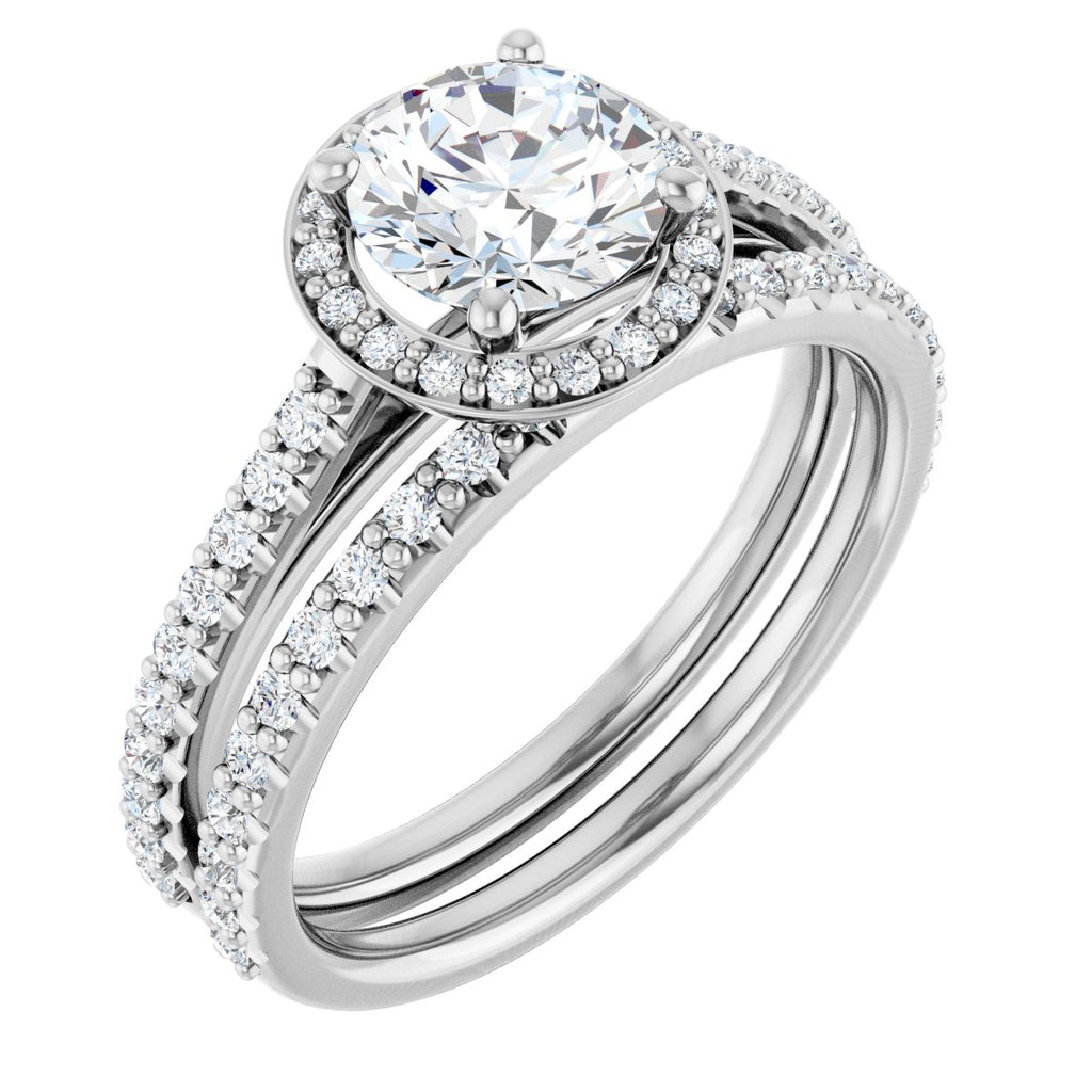 Halo-Style Engagement Ring