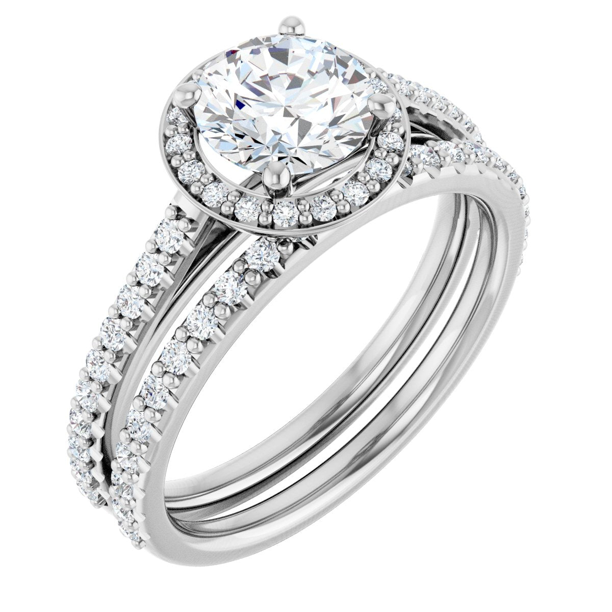 Halo-Style Engagement Ring