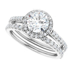 Halo-Style Engagement Ring