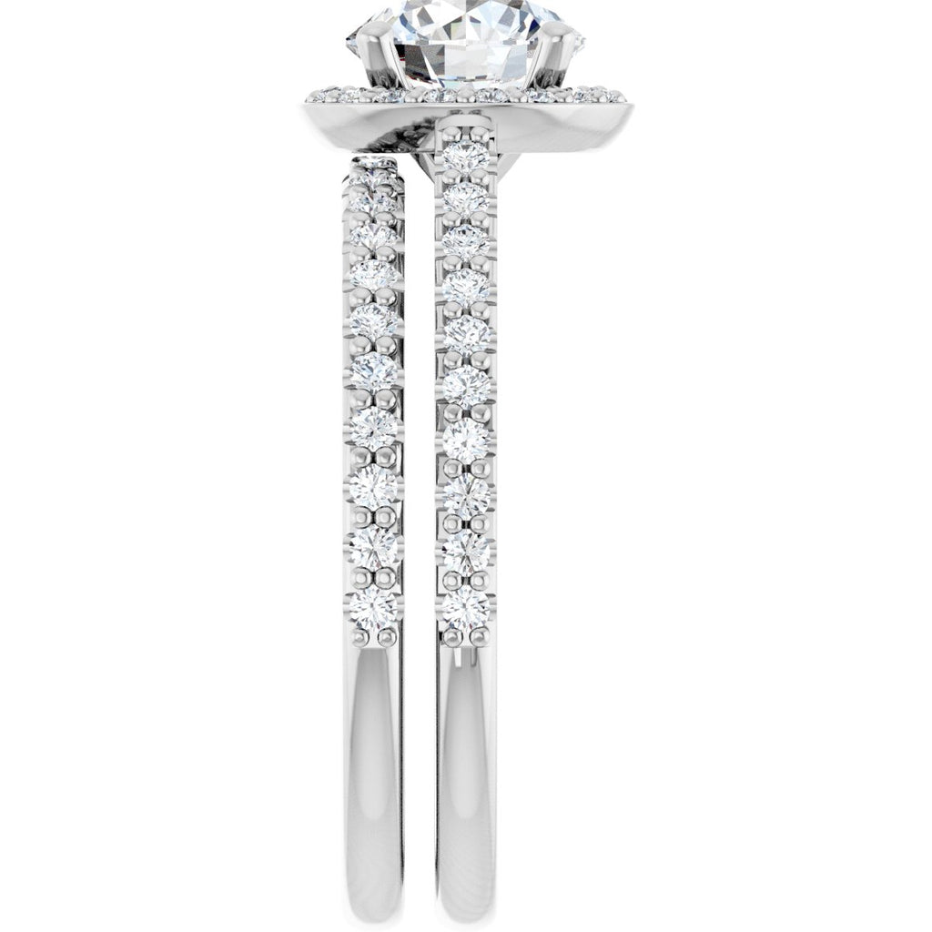 Halo-Style Engagement Ring
