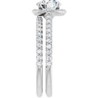 Halo-Style Engagement Ring