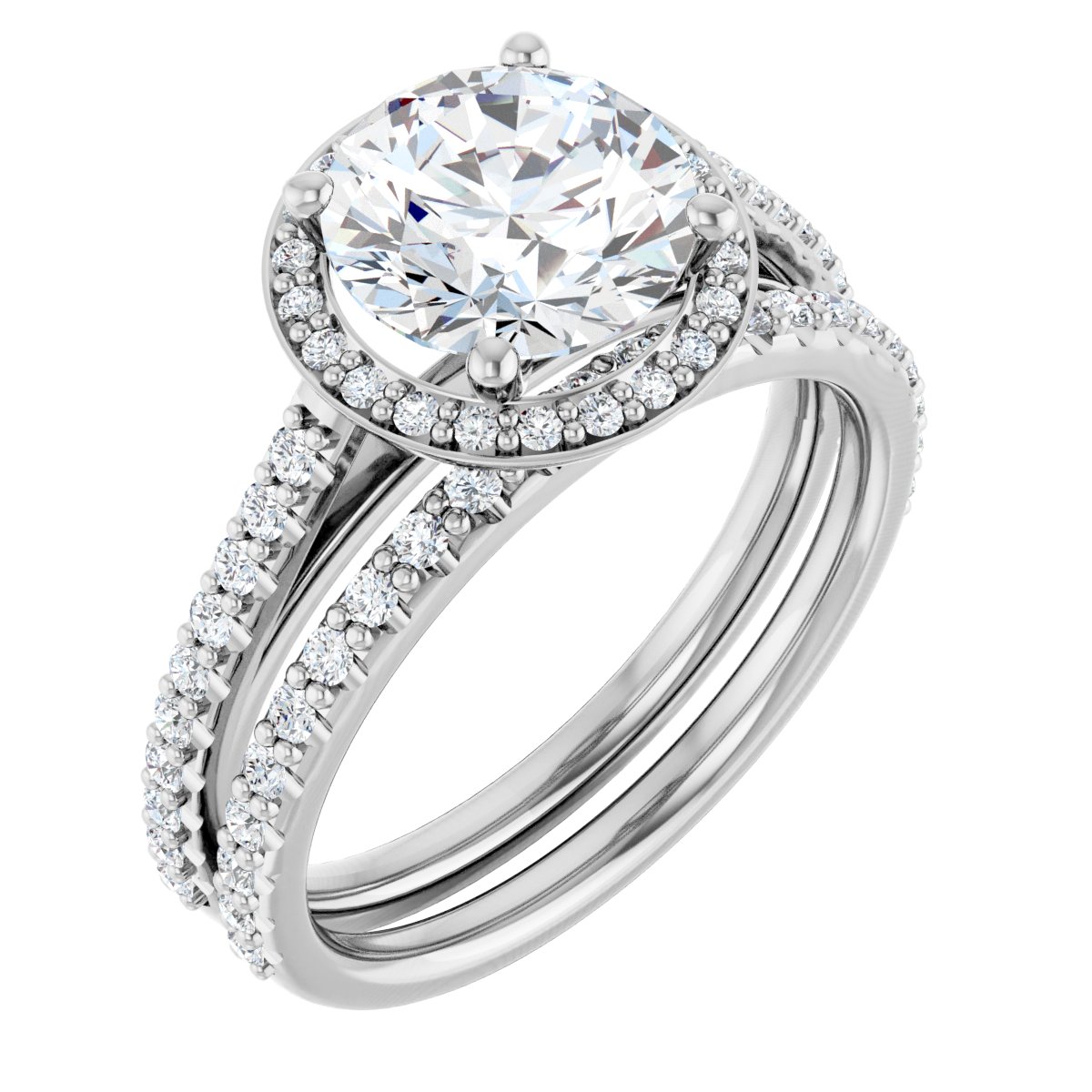 Halo-Style Engagement Ring