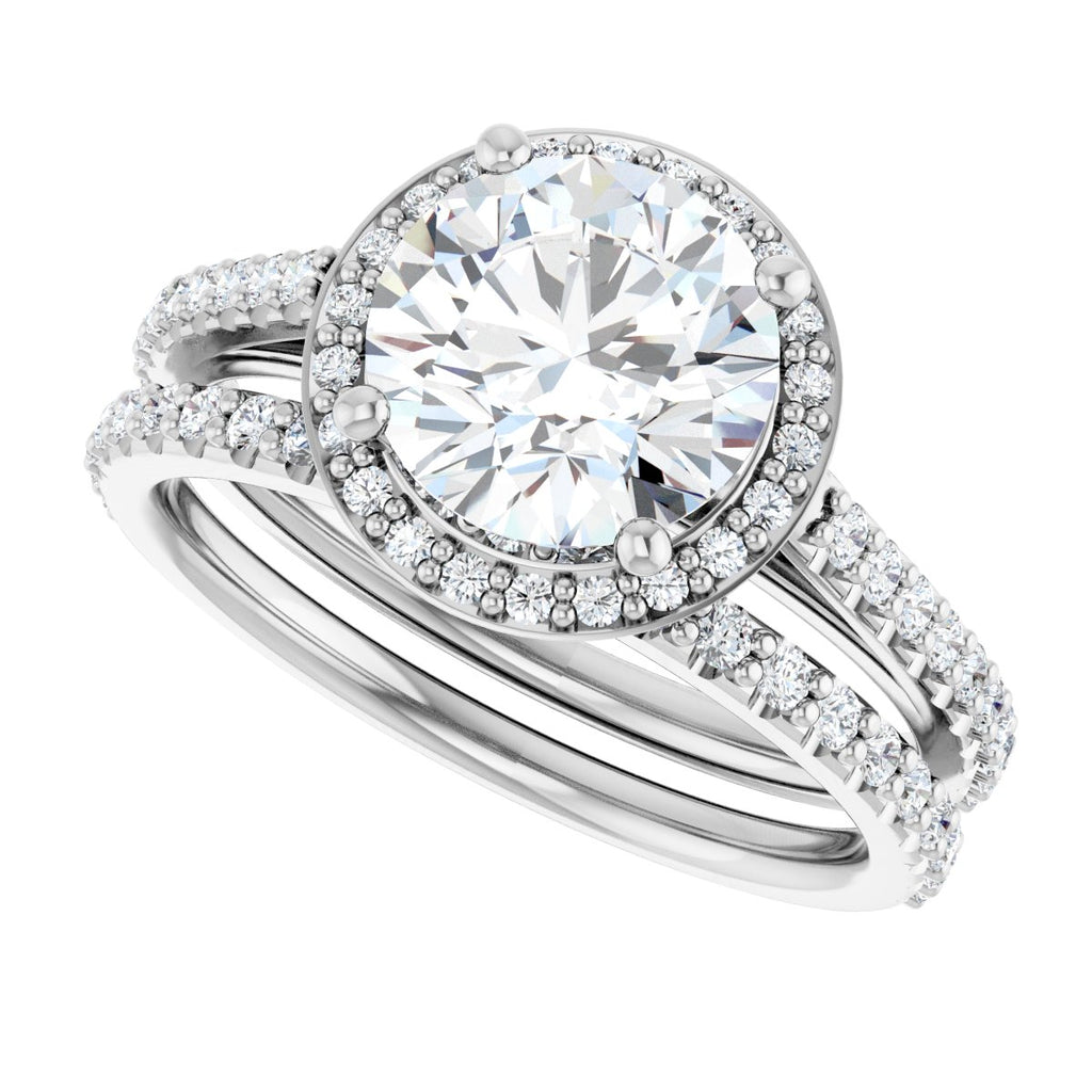 Halo-Style Engagement Ring