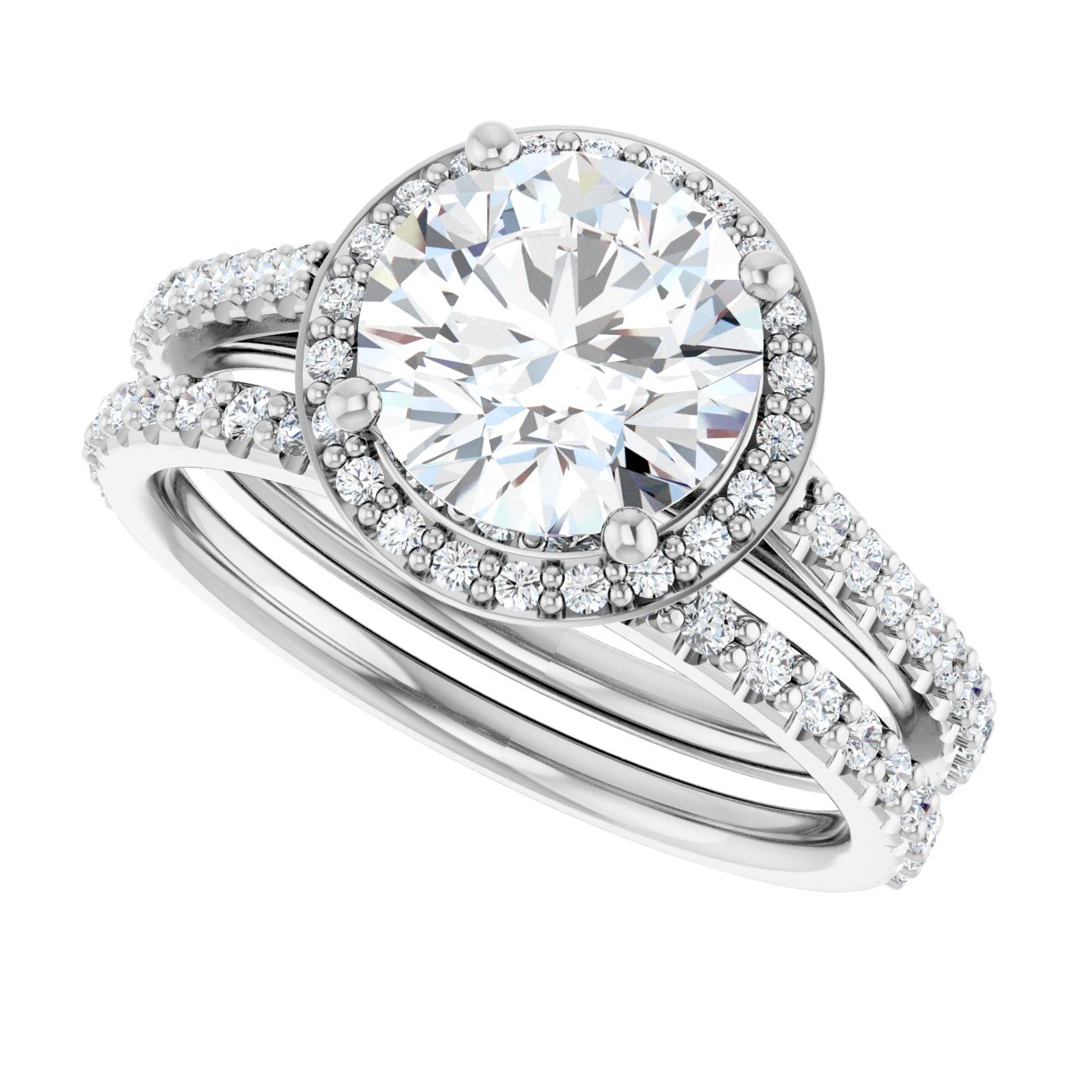 Halo-Style Engagement Ring