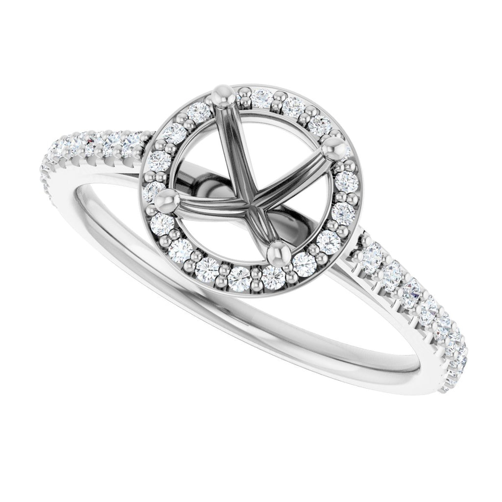 Halo-Style Engagement Ring