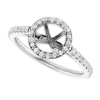 Halo-Style Engagement Ring