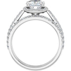 Halo-Style Engagement Ring