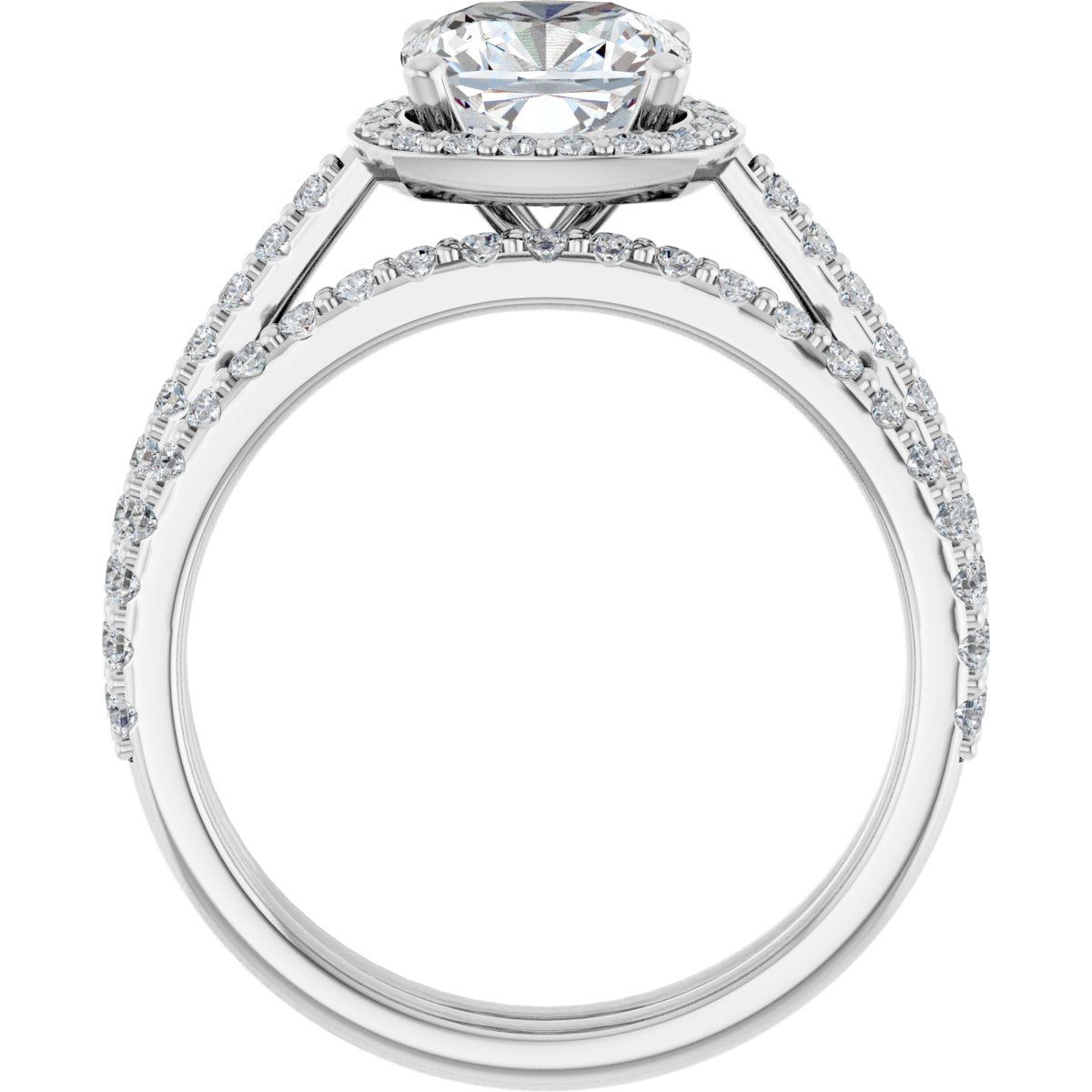Halo-Style Engagement Ring