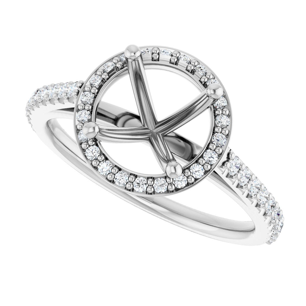 Halo-Style Engagement Ring