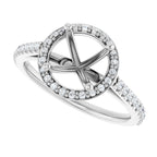 Halo-Style Engagement Ring
