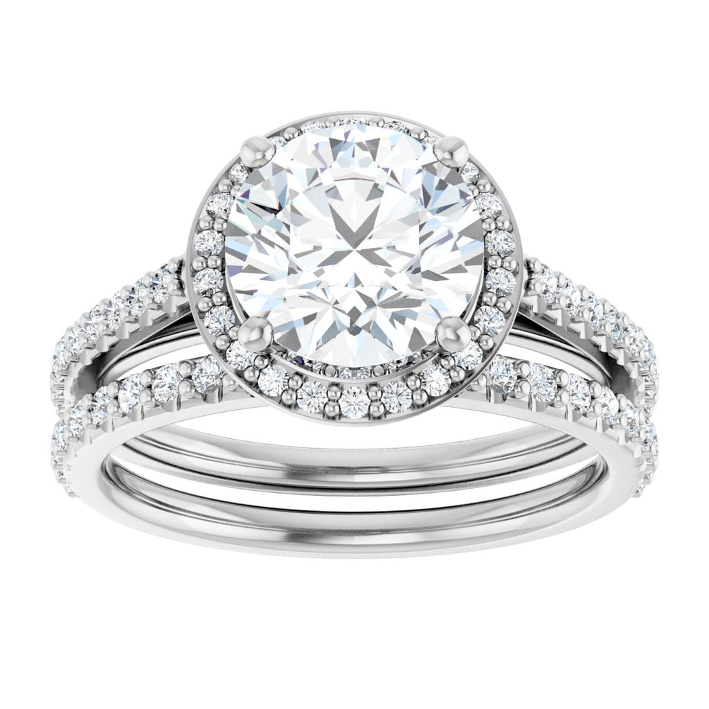 Halo-Style Engagement Ring
