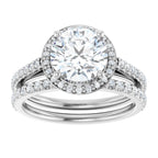 Halo-Style Engagement Ring