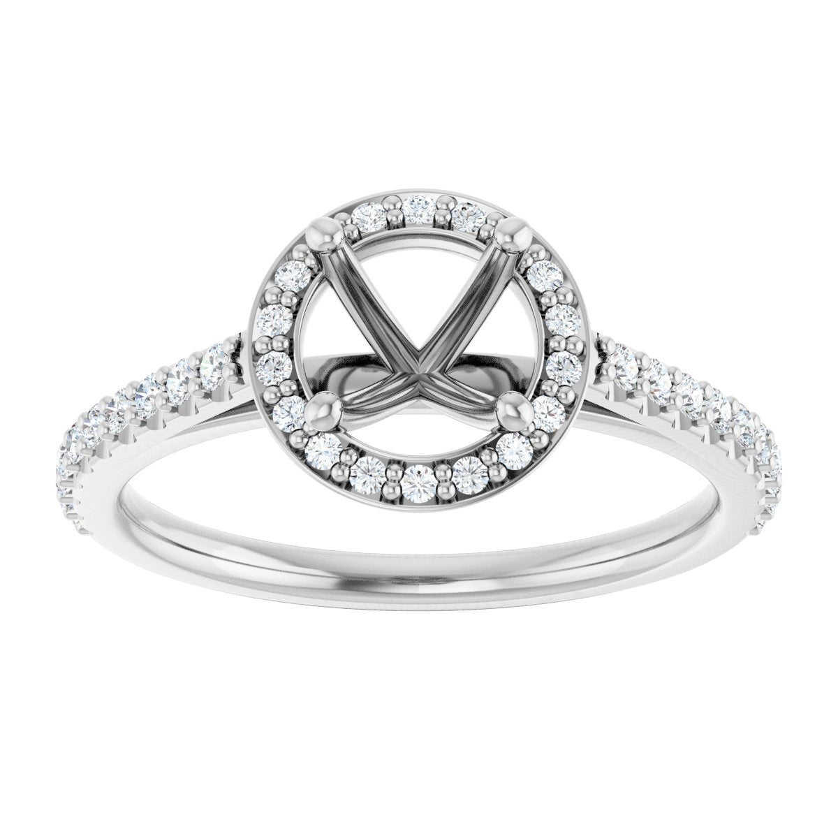 Halo-Style Engagement Ring