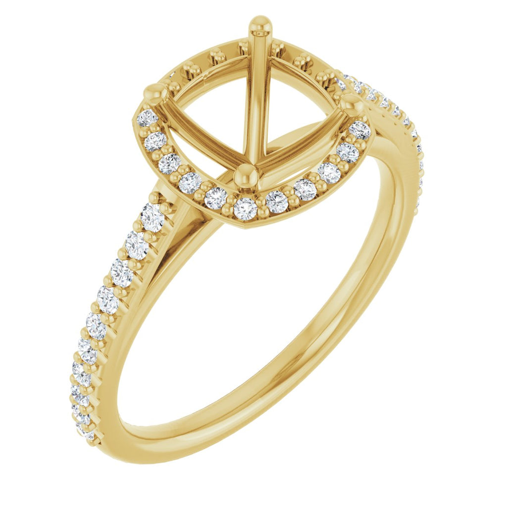 Halo-Style Engagement Ring