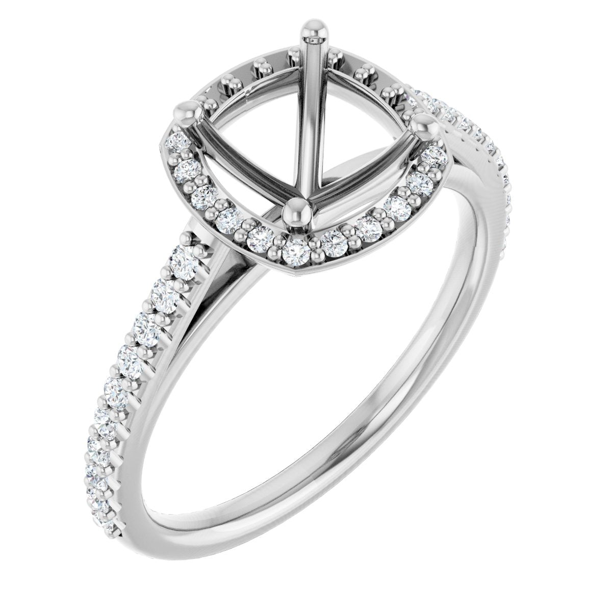 Halo-Style Engagement Ring