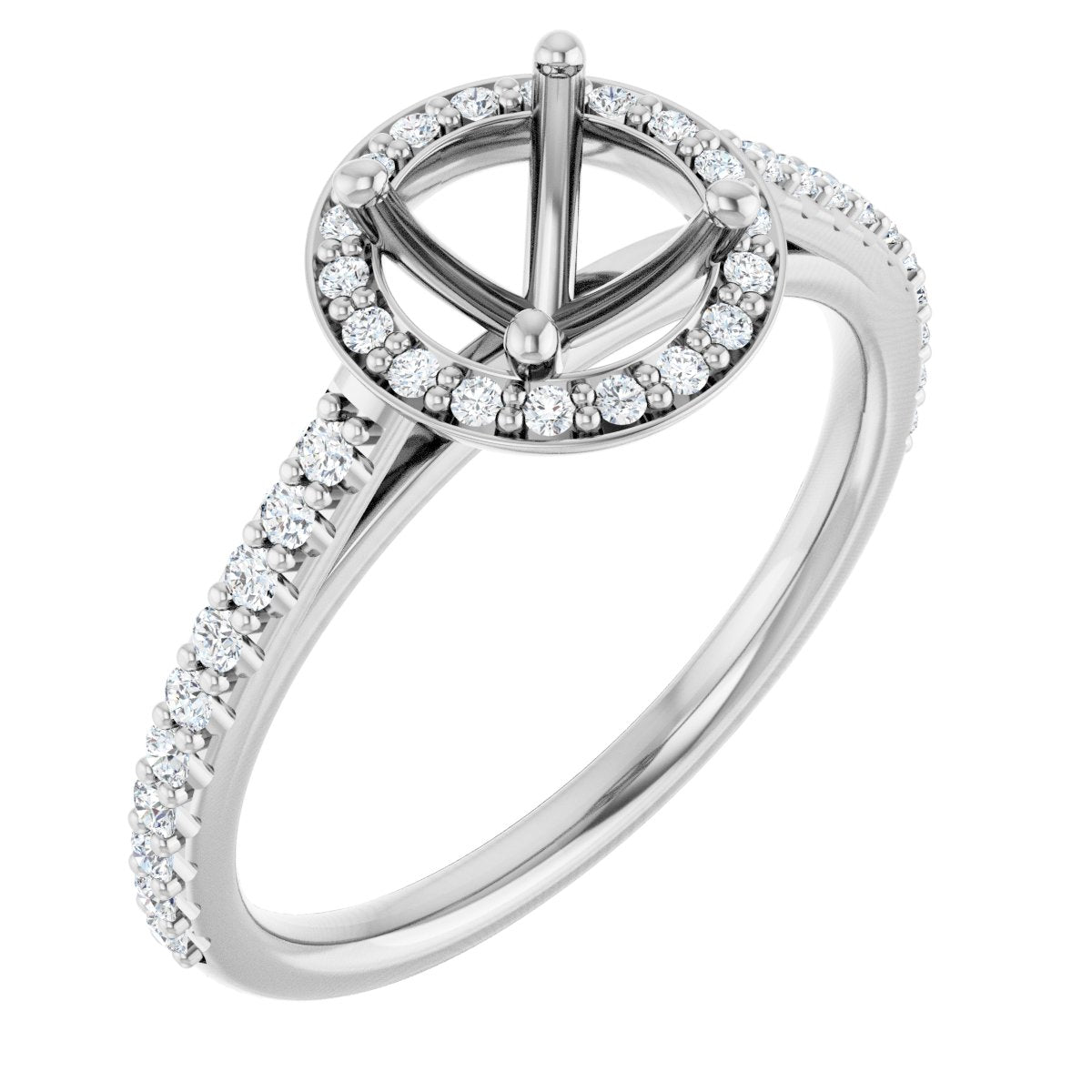 Halo-Style Engagement Ring