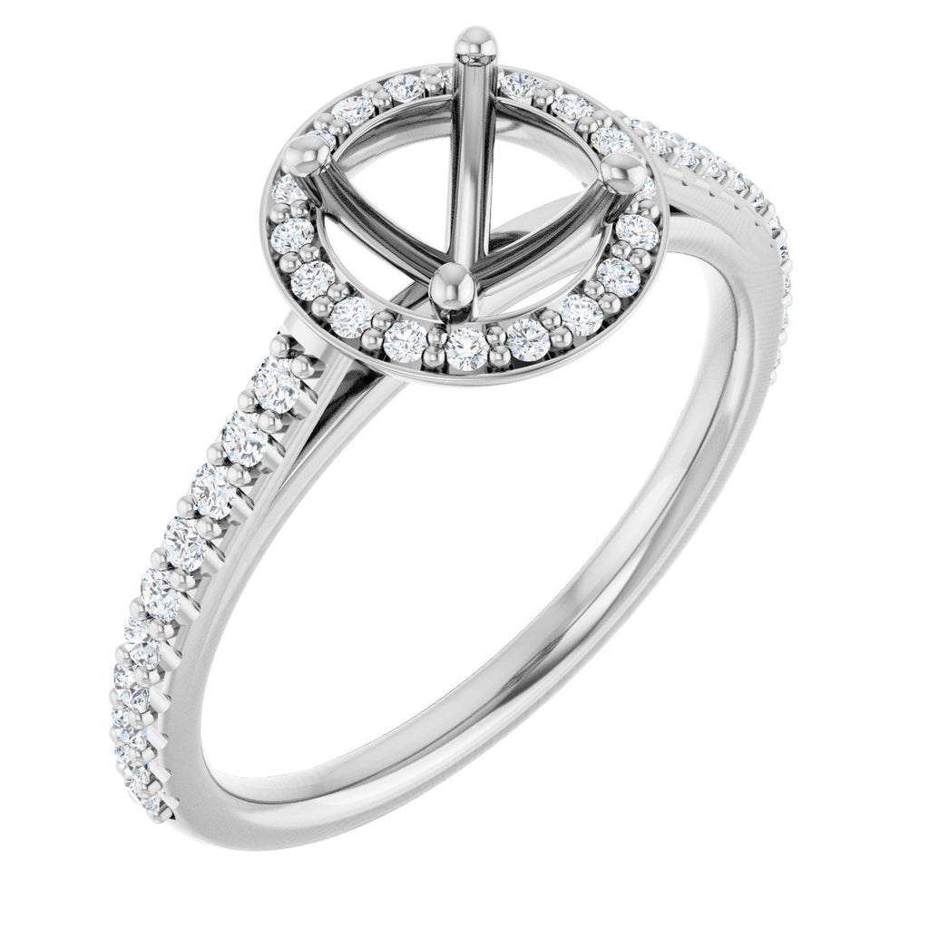 Halo-Style Engagement Ring