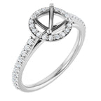 Halo-Style Engagement Ring