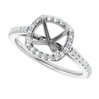 Halo-Style Engagement Ring